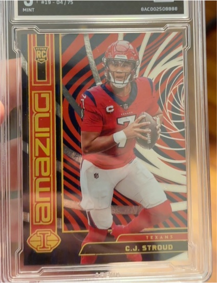 2023 Panini Illusions #19 C.J. Stroud Amazing Rookie — front