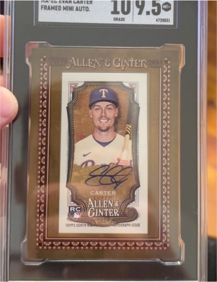 2024 Topps Allen & Ginter #MA-EC Evan Carter — front