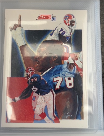 1991 Score #667 Bruce Smith Buffalo Bills — front