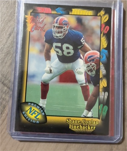 1991 Wild Card #29 Shane Conlan — front