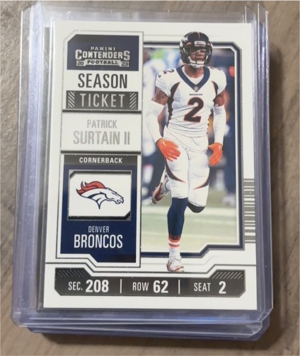 2023 Panini Contenders Season Ticket #31 Patrick Surtain II — front