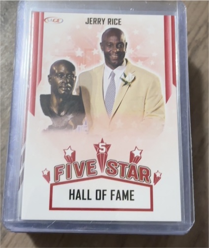 2023 SAGE Five Star #FS-5 Jerry Rice — front