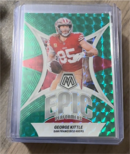 2024 Panini Mosaic Epic Performers #EP-GK George Kittle — front