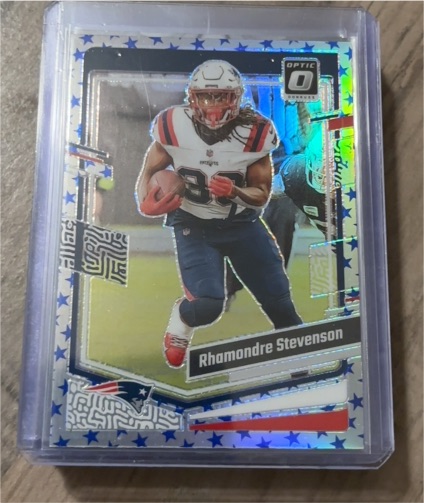 2023 Panini Donruss Optic #131 Rhamondre Stevenson — front
