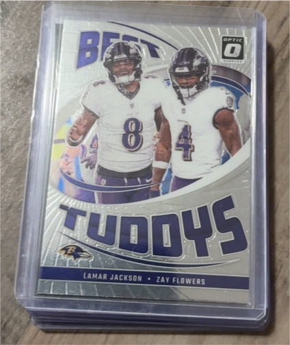 2024 Panini Donruss Optic #20 Best Tuddys Lamar Jackson Zay Flowers — front