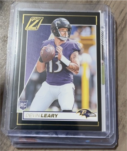 2024 Panini Zenith #127 Devin Leary Rookie Baltimore Ravens — front