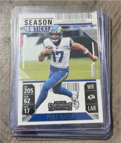 2024 Panini Contenders Season Ticket #59 Puka Nacua — front