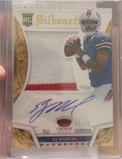 2013 Panini Crown Royale #209 EJ Manuel — front