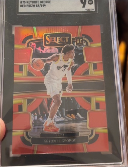 2023-24 Panini Select #75 Keyonte George — front