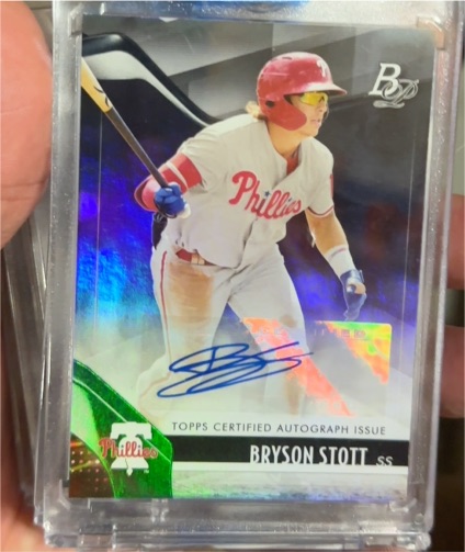 2021 Bowman Platinum #TOP-16 Bryson Stott — front
