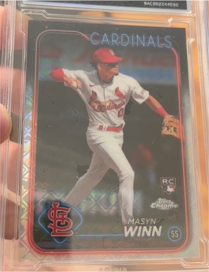 2024 Topps Chrome #189 Masyn Winn — front