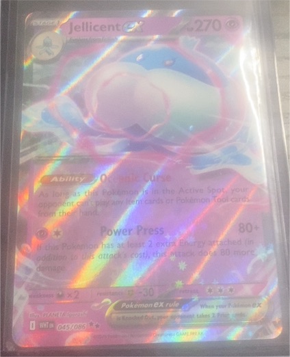 2023 Pokémon TCG Jellicent ex #045/086 White Flare — front