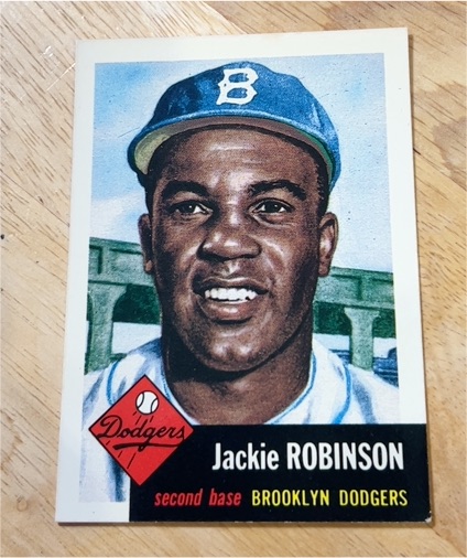 1991 Topps Archives #1 Jackie Robinson Brooklyn Dodgers — front