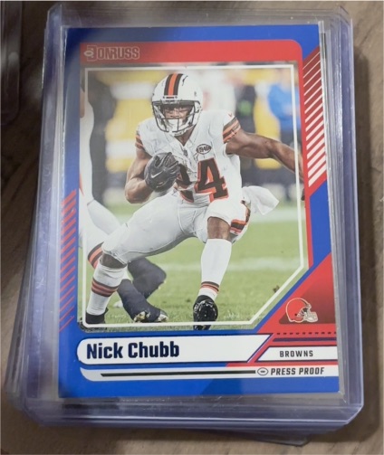 2024 Panini Donruss #107 Nick Chubb — front