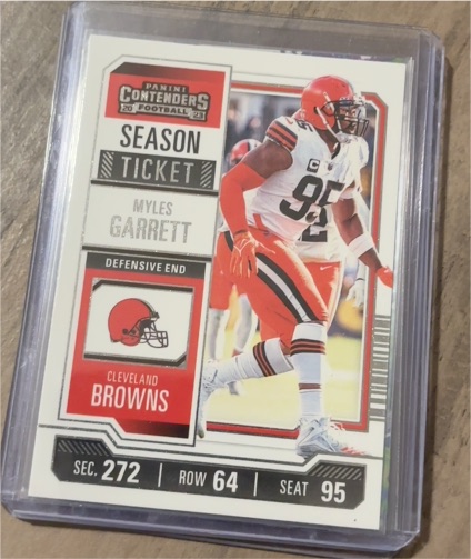2023 Panini Contenders Season Ticket #25 Myles Garrett — front