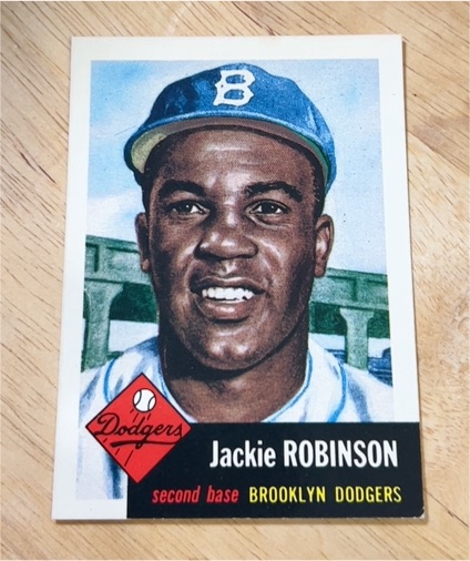 1991 Topps Archives #1 Jackie Robinson Brooklyn Dodgers — front
