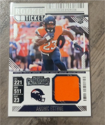 2024 Panini Contenders Rookie Ticket #RTS-AEE Audric Estime — front