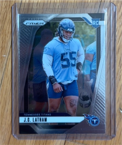 2024 Panini Prizm #334 J.C. Latham — front