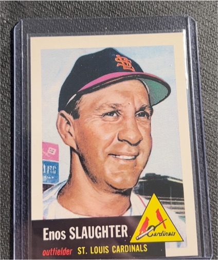 1953 Topps #41 Enos Slaughter — front