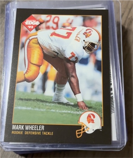 1992 Collector's Edge Mark Wheeler Rookie Defensive Tackle — front