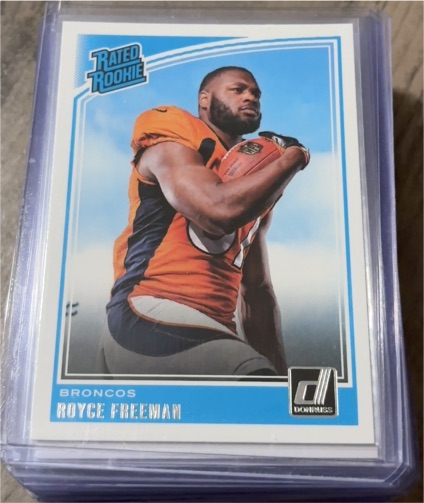 2018 Panini Donruss #323 Royce Freeman Rated Rookie — front