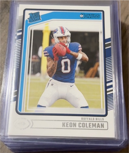2024 Donruss Rated Rookie #358 Keon Coleman — front