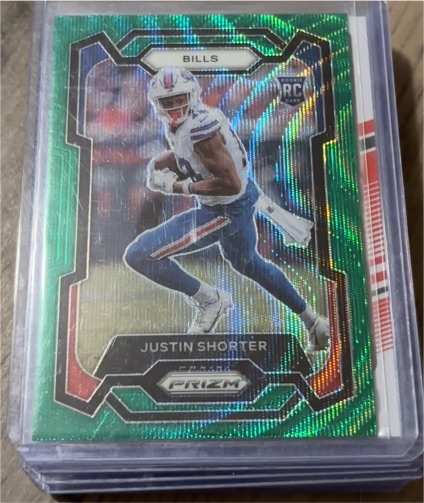 2023 Panini Prizm #RC Justin Shorter — front