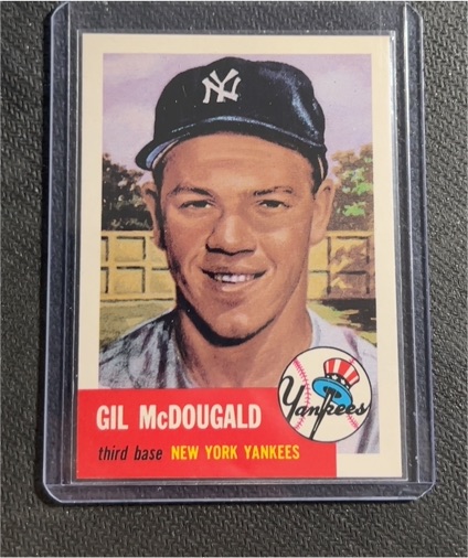 1953 Topps #43 Gil McDougald — front
