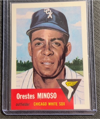 1953 Topps #66 Orestes Minoso — front
