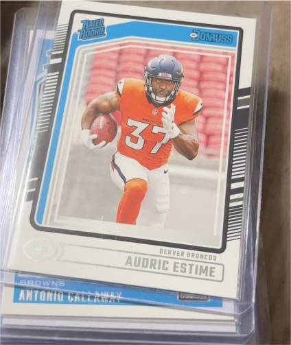 2024 Donruss Rated Rookie #335 Audric Estime — front