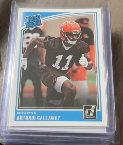2018 Donruss Rated Rookie #341 Antonio Callaway — front