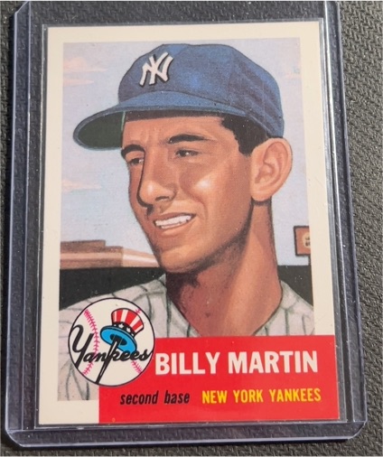 1991 Topps Archives 1953 #86 Billy Martin New York Yankees — front