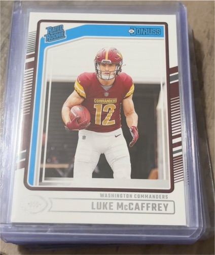 2024 Donruss #302 Luke McCaffrey — front