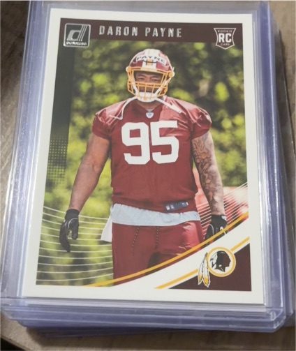 2018 Donruss #355 Daron Payne — front