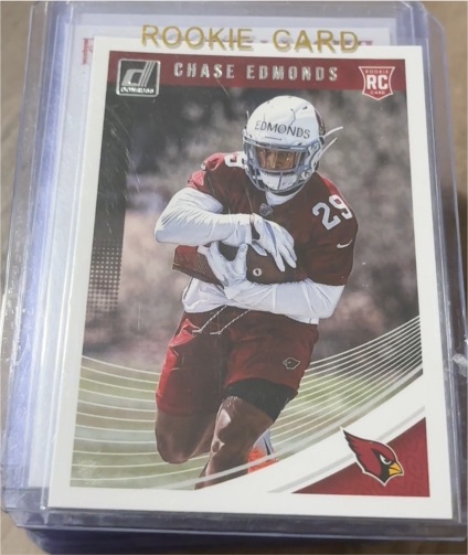 2018 Donruss #386 Chase Edmonds — front