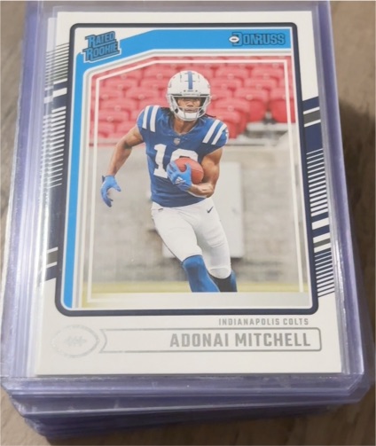 2024 Donruss Rated Rookie #343 Adonai Mitchell — front