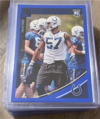 2018 Panini Donruss #370 Kemoko Turay Press Proof — front