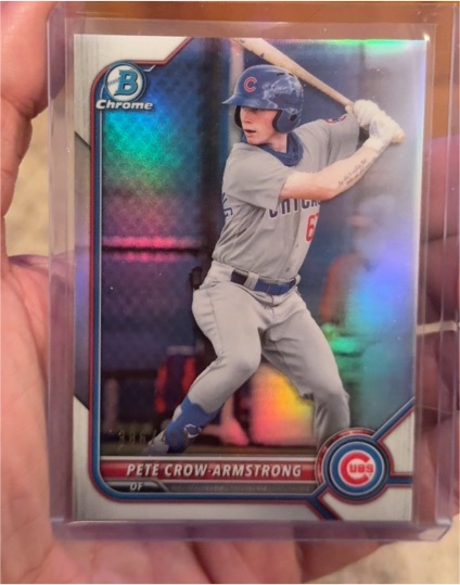 2022 Bowman Chrome Prospects #BCP-102 Pete Crow-Armstrong — front