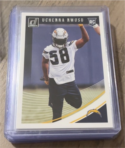 2018 Panini Donruss #369 Uchenna Nwosu Rookie RC — front