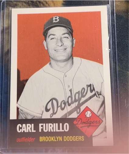 1991 Topps Archives 1953 #305 Carl Furillo — front