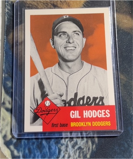 1991 Topps Archives 1953 #296 Gil Hodges — front