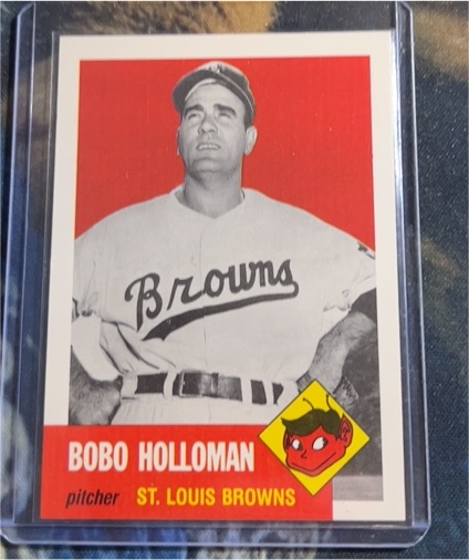 1991 Topps Archives 1953 #306 Bobo Holloman — front