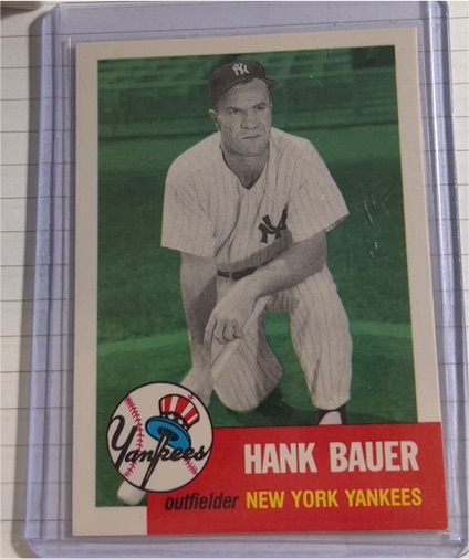 1991 Topps Archives 1953 #290 Hank Bauer — front