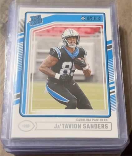 2024 Panini Donruss #317 Ja'Tavion Sanders — front