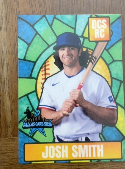 2023 Dallas Card Show Josh Smith RC — front