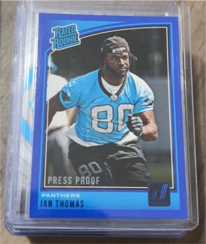 2018 Panini Donruss #350 Ian Thomas — front