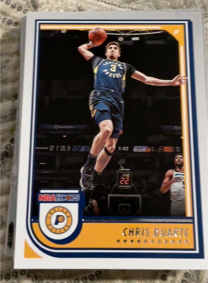 2022-23 Panini NBA Hoops #55 Chris Duarte — front