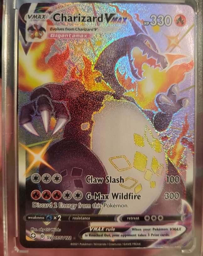 2021 Pokémon Shining Fates #SV107 Charizard VMAX — front