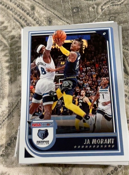 2022-23 Panini NBA Hoops #133 Ja Morant — front