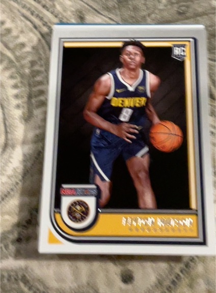 2022-23 Panini NBA Hoops #275 Peyton Watson — front